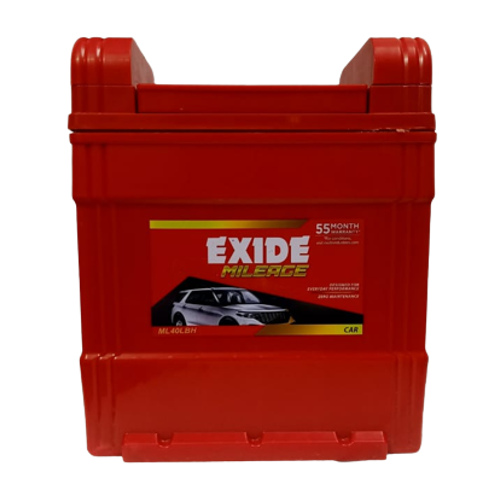 exide mileage ml40lbh battery (40 ah)