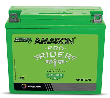 amaron pro rider 12apbtx7r battery