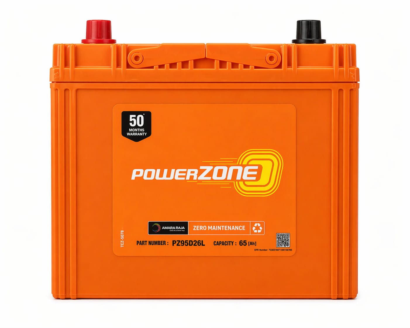 powerzone pz95d26l (65ah)