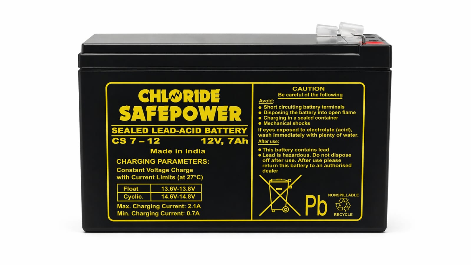 exide powersafe 12v7ah