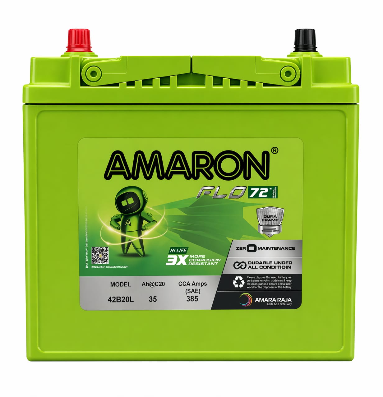 amaron flo 42b20l battery
