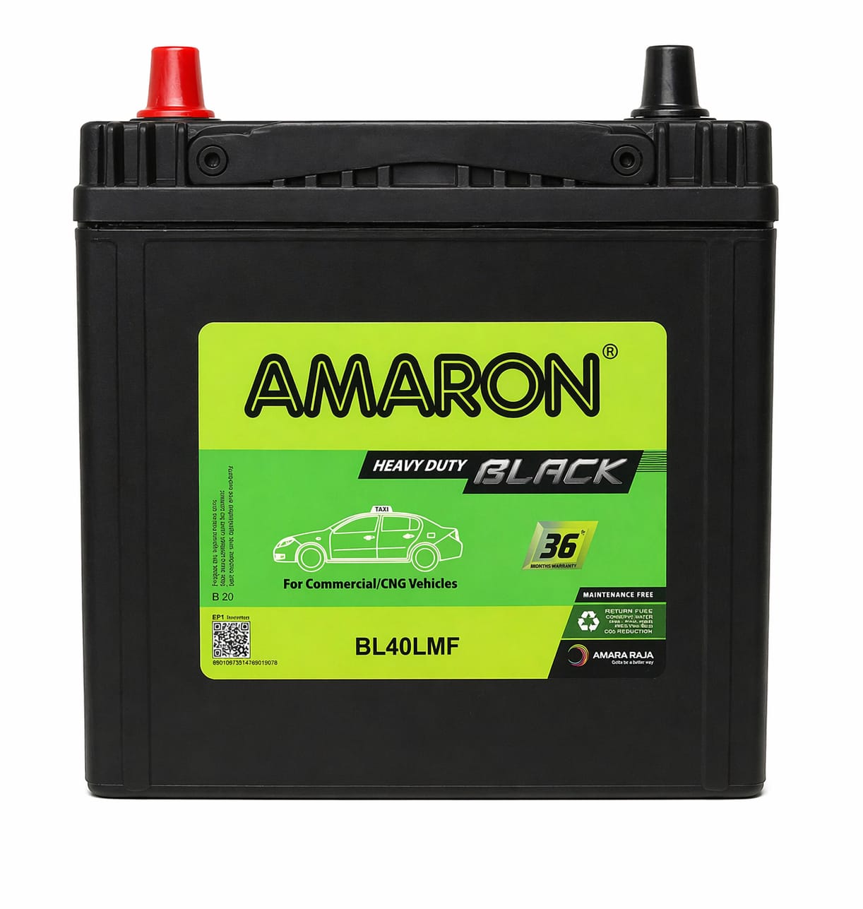 amaron black bl400 lmf battery