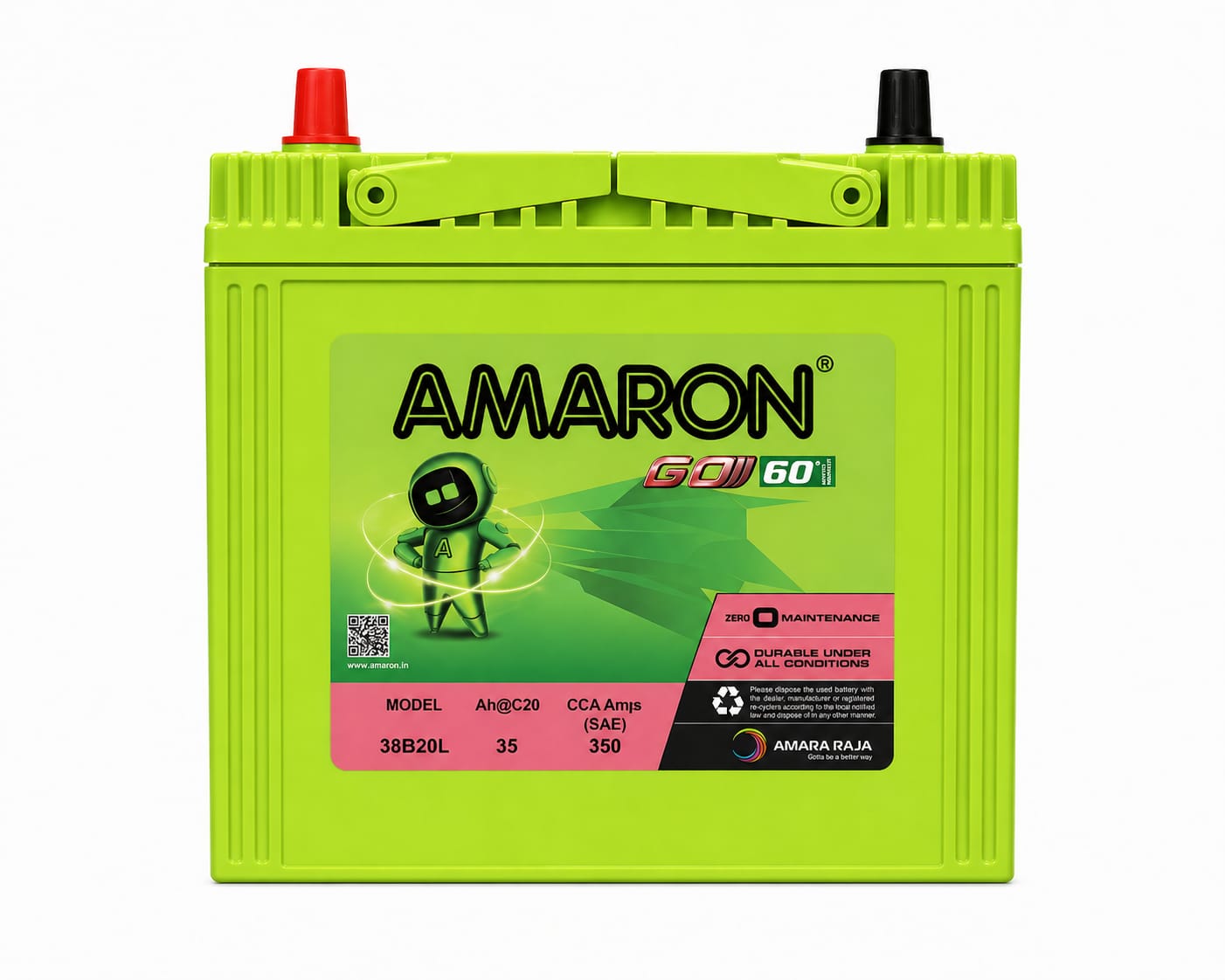 amaron go 38b20l battery