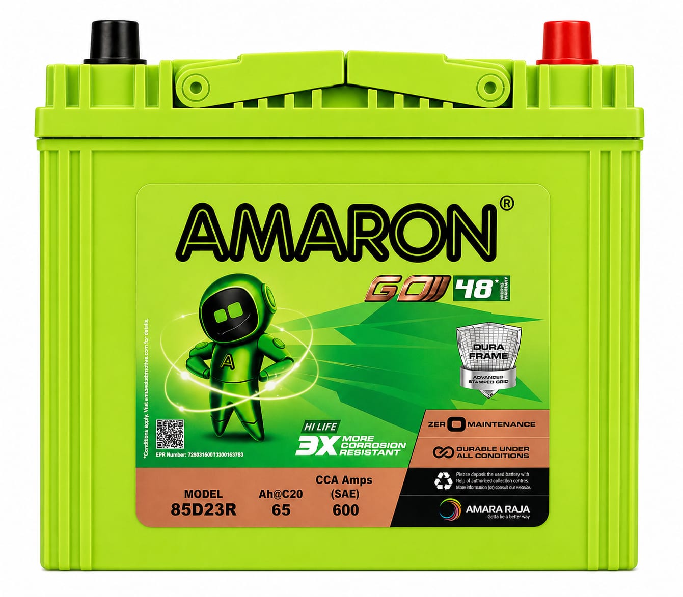 amaron go 85d23r battery