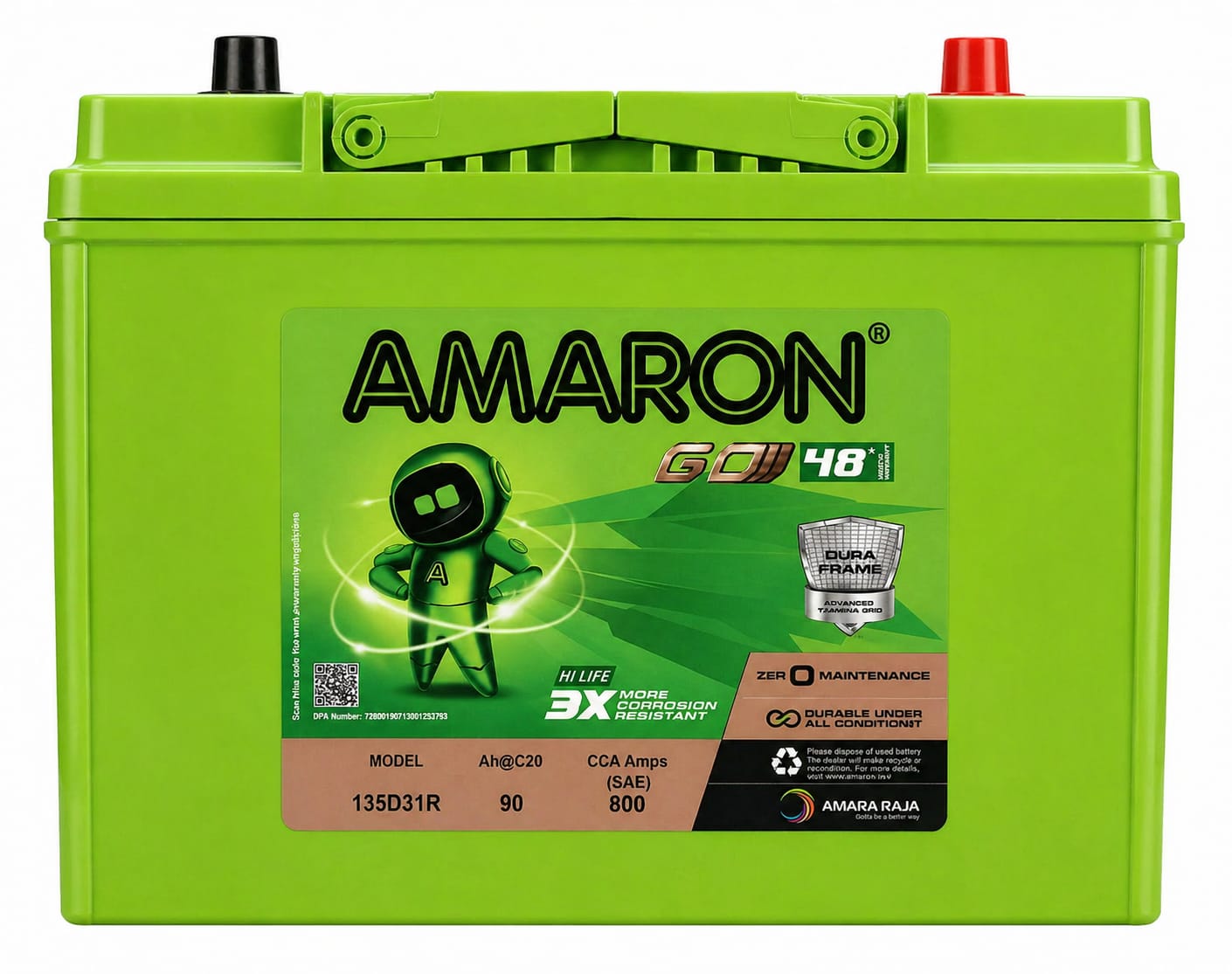 amaron go 135d31r battery