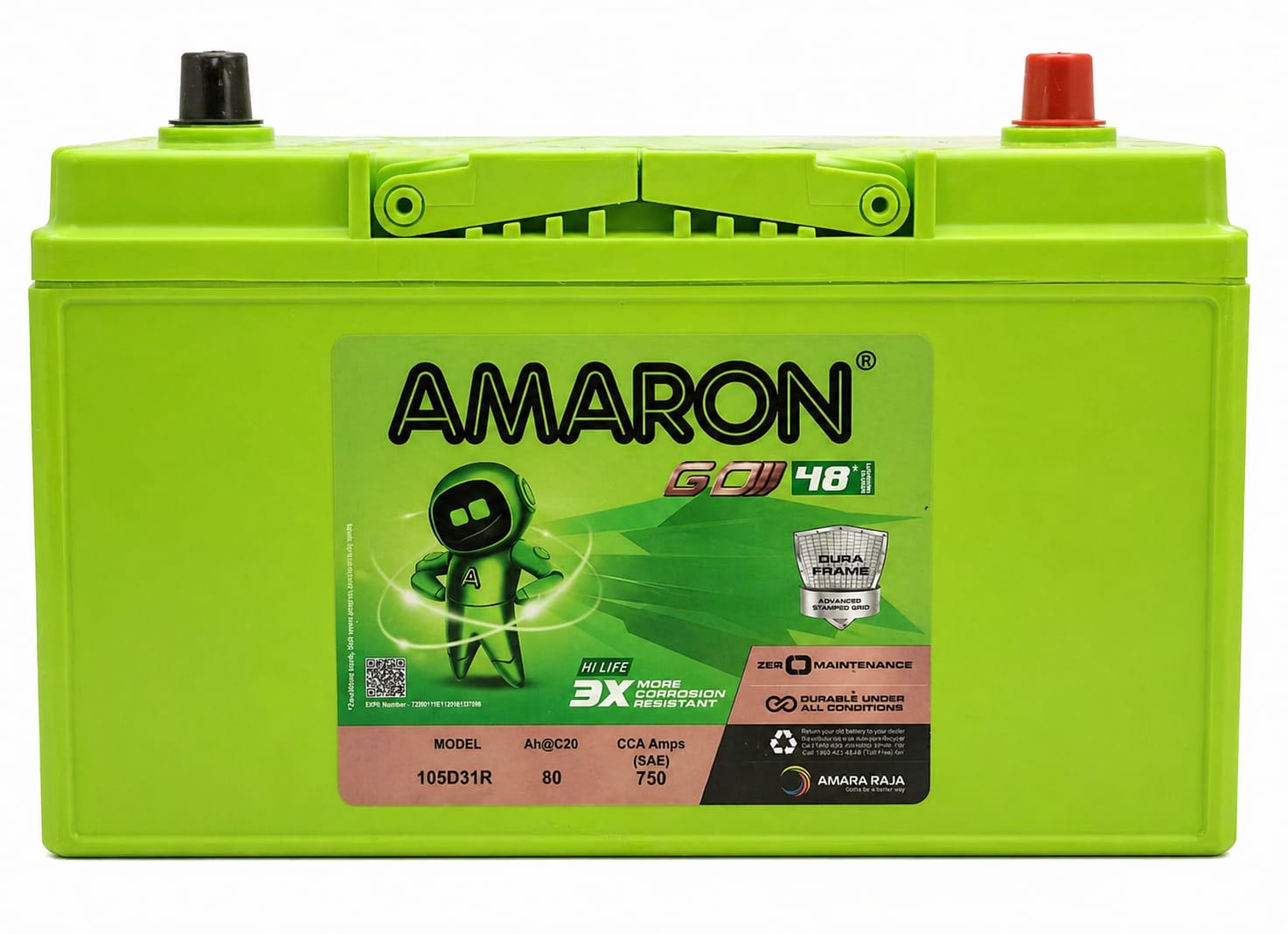 amaron go 105d31r battery