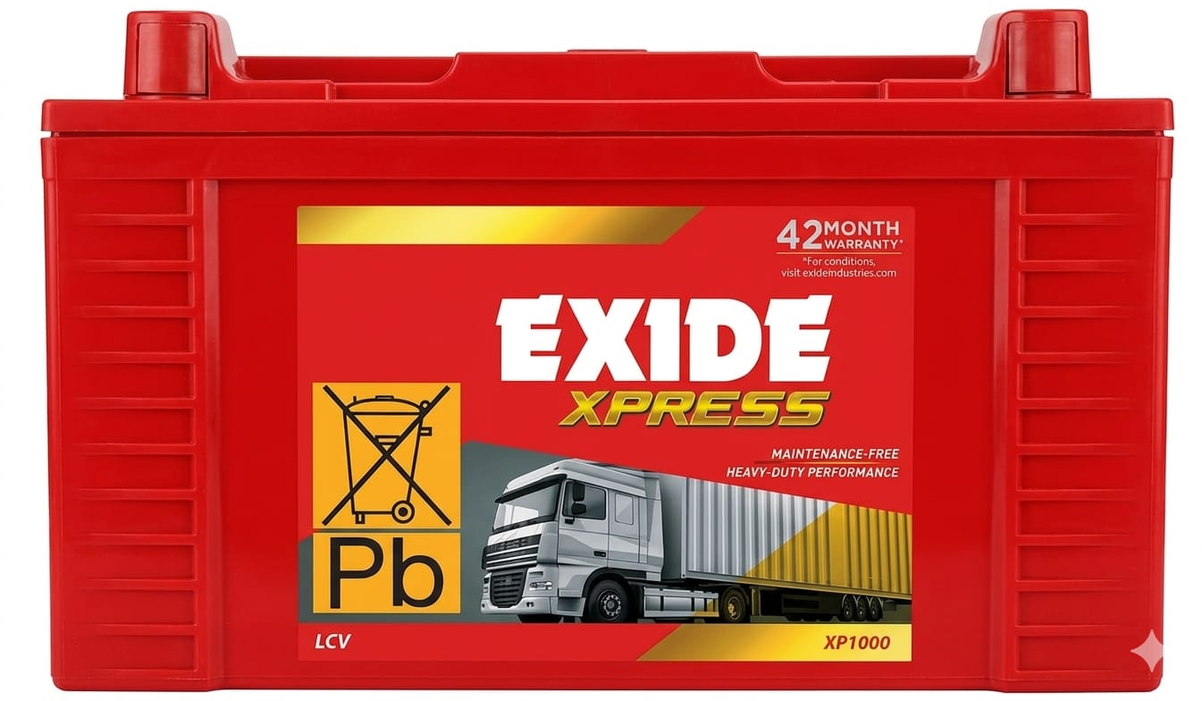 exide xpress xp1000 (100ah) battery