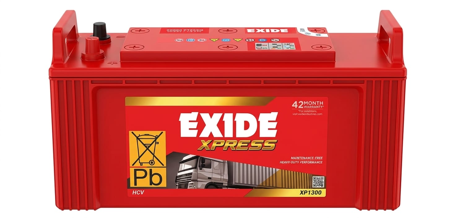 exide xpress xp1300 (130ah) battery