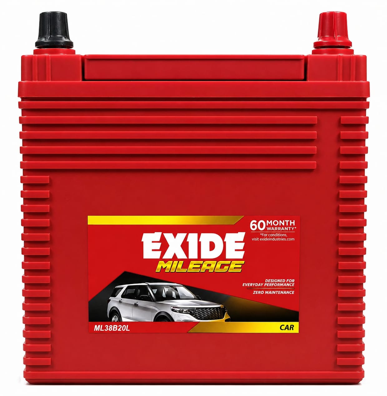 exide mileage ml38b20l battery