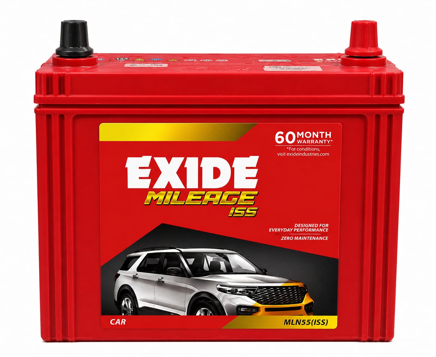 exide mileage mln55(iss)