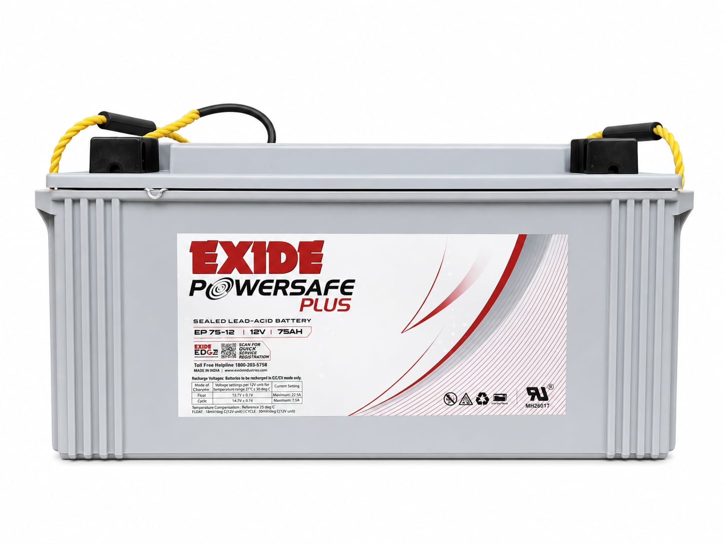 exide powersafe 12v75ah