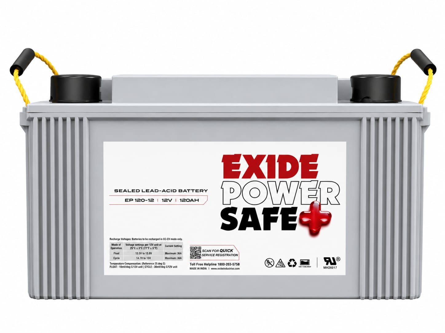 exide powersafe 12v120ah