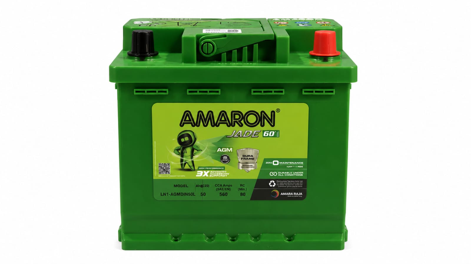 amaron jade agm din50l