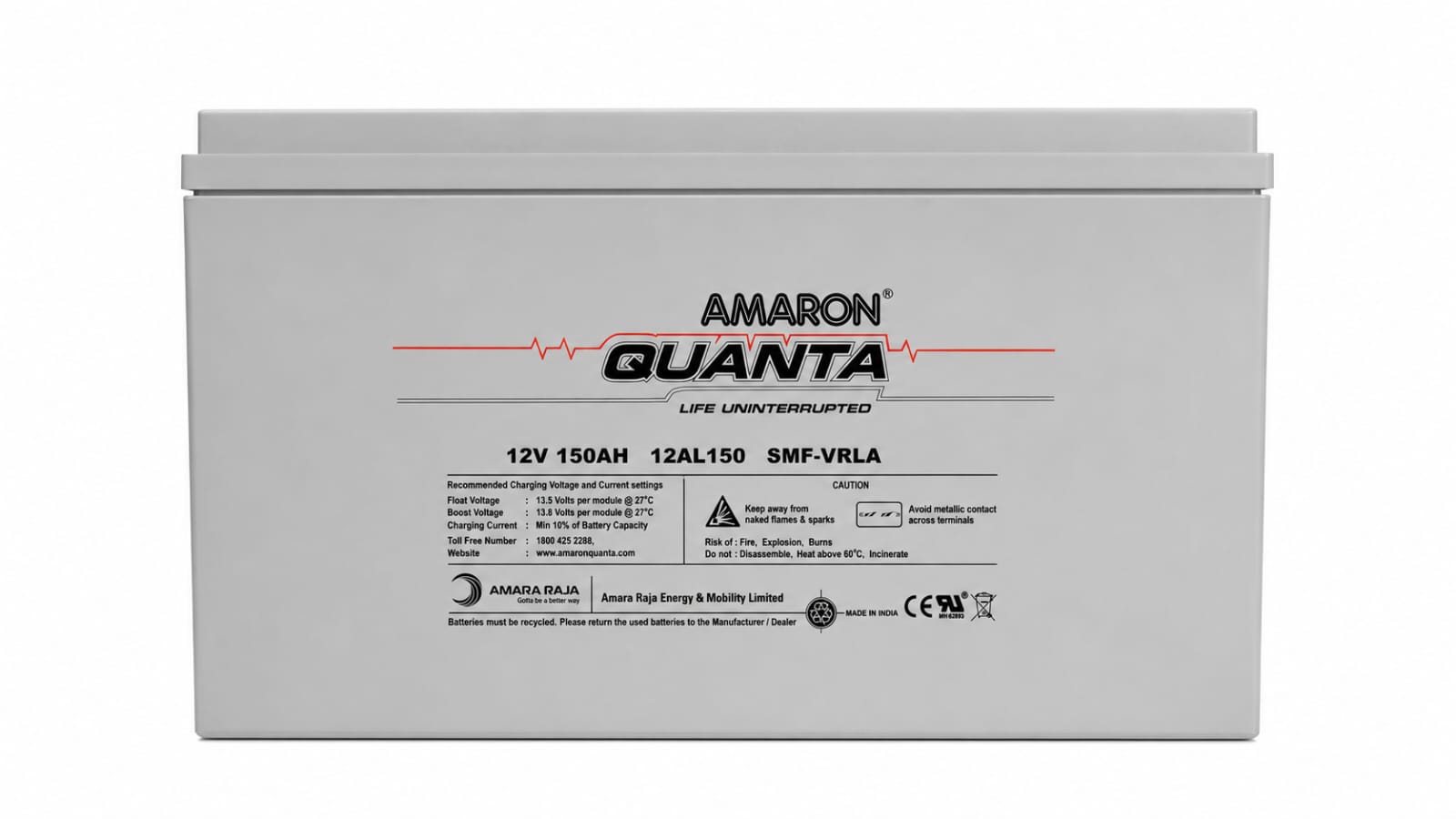 amaron quanta 12v150ah
