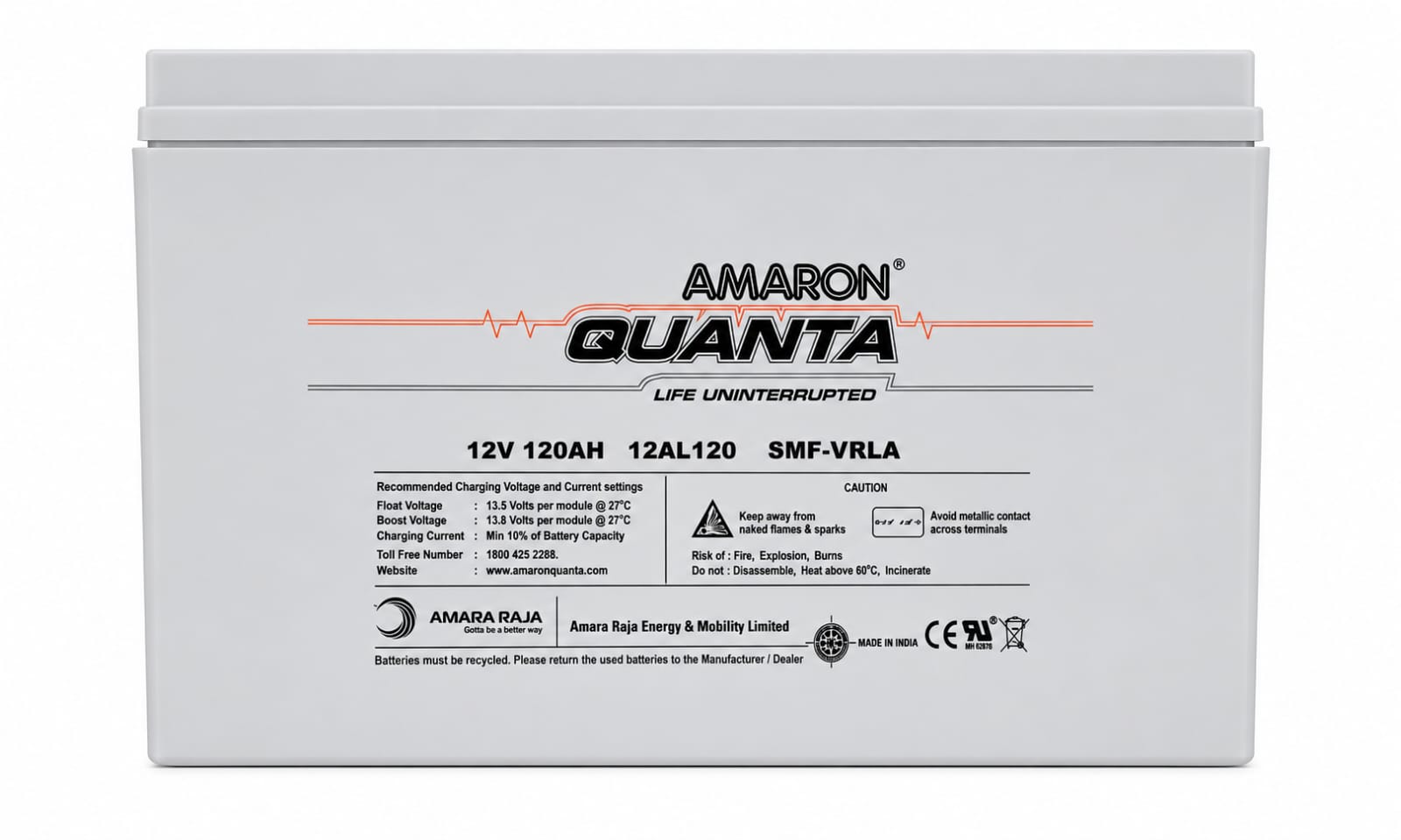 amaron quanta 12v120ah