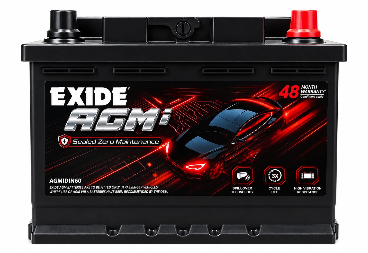 exide agmi din60