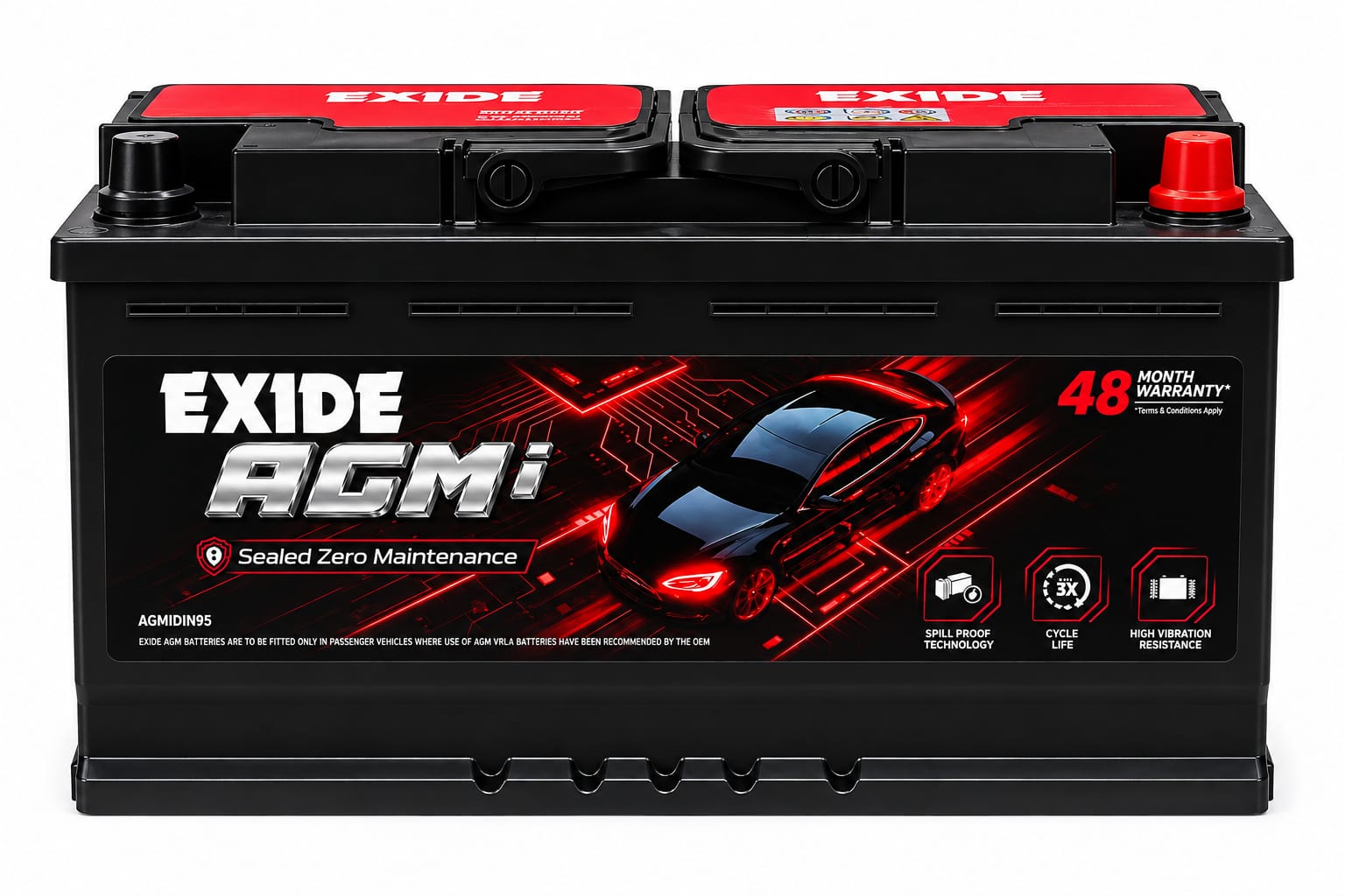 exide agmi din80